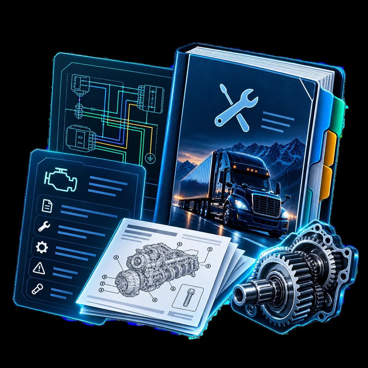 Truck service manuals and technical diagnostic resources